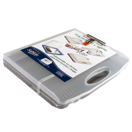 PORTAFOLIO WACKY-FOLIO SABLON 8686HU HUMO C/CLIP   120795