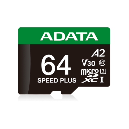 MEMORIA ADATA 64GB MICROSD SPEED PLUS A2 U3 V30 160GB 4K