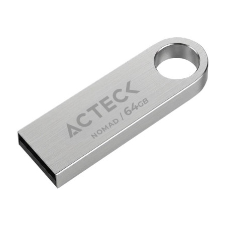 MEMORIA ACTECK 64GB USB 2.0 METAL NOMAD MUF-6400
