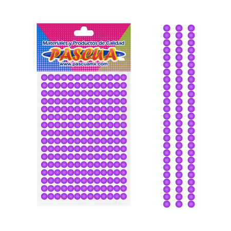 ACCES. P/MANUALI. PASCUA RED006 VIOLETA PIEDRAS RED 153512
