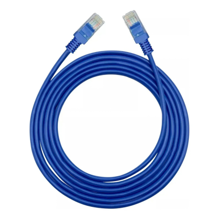 CABLE DE RED GHIA 7.5MTS 22.5 PIES CAT 5E UTP AZUL