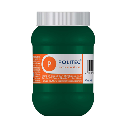 PINTURA ACRILICA POLITEC 500 ML. 306 VERDE OSCURO 113910