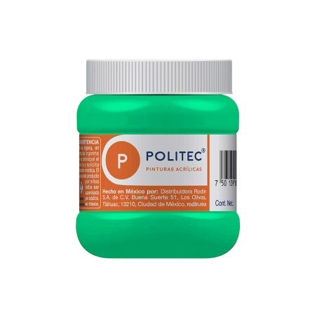 PINTURA ACRILICA POLITEC 250 ML. 312 VERDE CLARO 113988