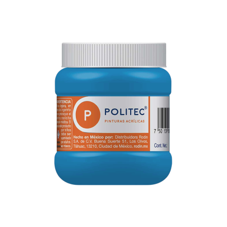 PINTURA ACRILICA POLITEC 250 ML. 313 AZUL CELESTE 113975