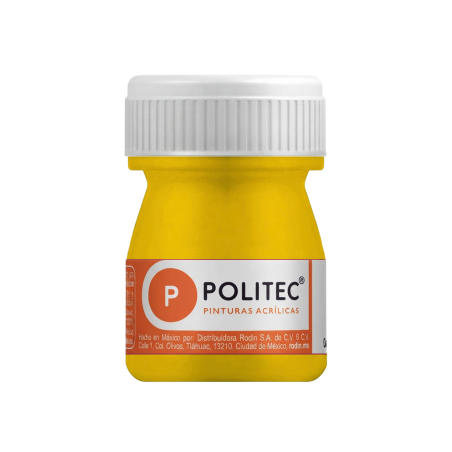 PINTURA ACRILICA POLITEC 20 ML. 327 AMARILLO CLARO 113914