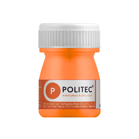 PINTURA ACRILICA POLITEC 20 ML. 308 NARANJA 113914