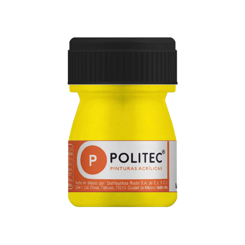 PINTURA ACRILICA POLITEC 20ML FLUORESCENTE AMARILLO 113925