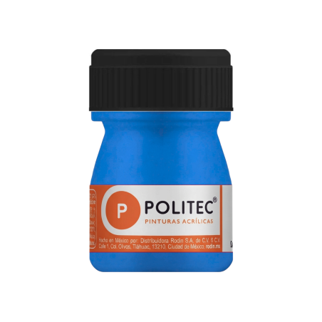 PINTURA POLITEC 20ML FLUORESCENTE AZUL 113925
