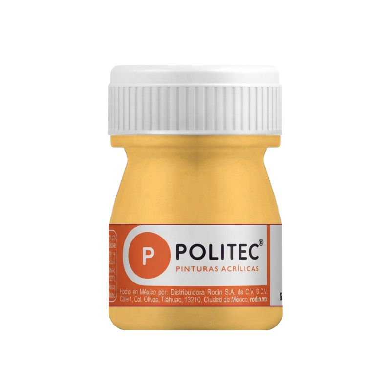 PINTURA ACRILICA POLITEC 20 ML. METALICOS ORO 113926
