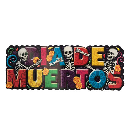 ADORNO DIA DE MUERTOS LETRERO MUERTOS TEXTURAS 153652