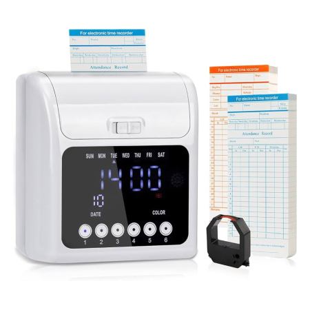 RELOJ ELECTRONICO CON 100 TARJETAS DE TIEMPO ML