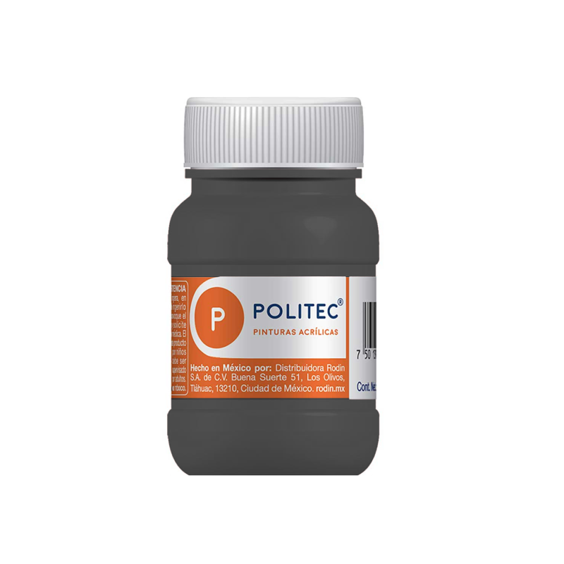 PINTURA ACRILICA POLITEC 100ML FRASCO 317 GRIS 113909