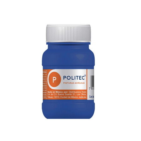 PINTURA ACRILICA POLITEC 100ML FRASCO 315 AZUL ULTRA 113909