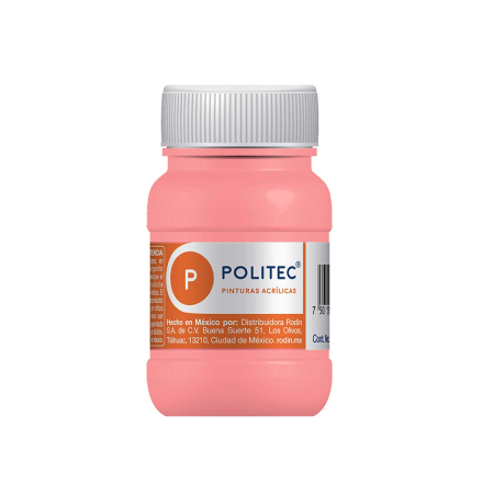 PINTURA ACRILICA POLITEC 100ML FRASCO 321 ROSA 113909