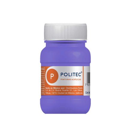 PINTURA ACRILICA POLITEC 100ML FRASCO 334 MORADO 113909