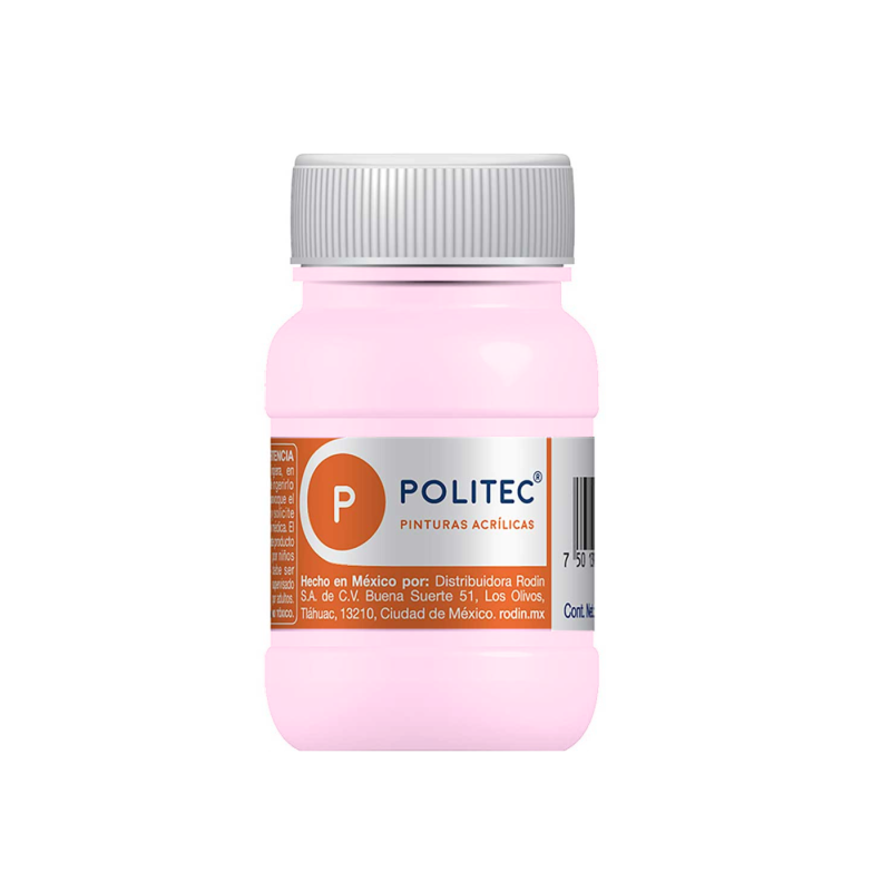 PINTURA ACRILICA POLITEC 100ML ROSA PASTEL 113909
