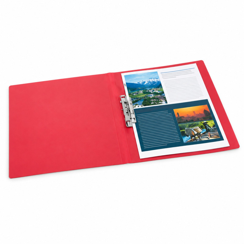 CARPETA C/PALANCA OXFORD F212R ROJO CARTA POLIPROPILEN 76246