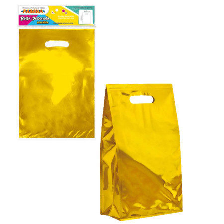 BOLSA METALICA PASCUA BOLDE-MJA LISA C/10 PAQ.156549