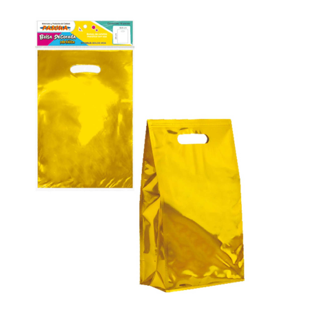 BOLSA METALICA PASCUA BOLDE-MJA LISA C/10 PAQ.156549