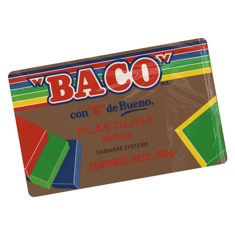 PLASTILINA BACO MARQUETA CAFE NO. 58 49416