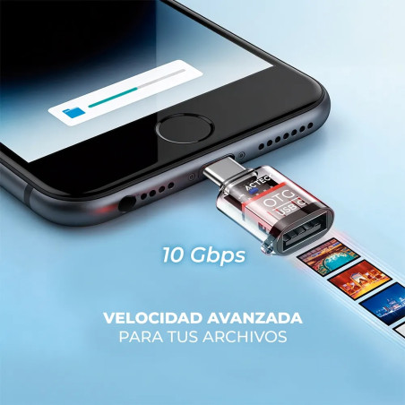 ADAPTADOR ACTECK USB C A USB A 3.0 GATEX NANO OTG 945011