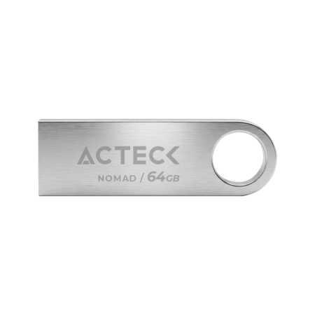 MEMORIA ACTECK 64GB USB 2.0 METAL NOMAD MUF-6400