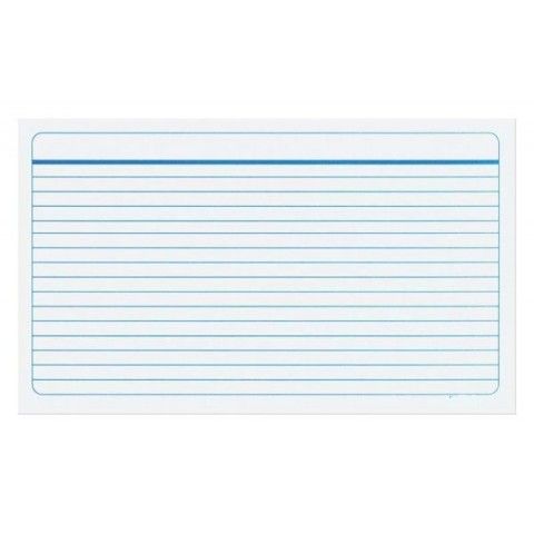 TARJETAS RAYADAS ROYAL 4"X6" SUELTA 50628