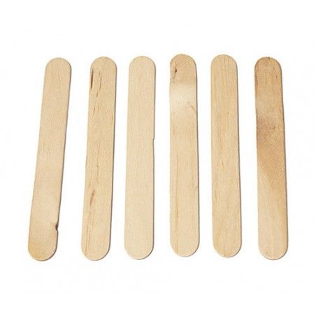 PALITOS MADERA PLANOS  15X1.8CM W004 JUMBO NATURAL 113419