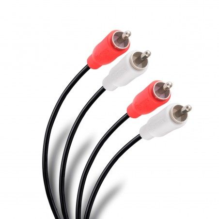 CABLE DE AUDIO 2 PLUGS A 2 PLUGS RCA DUP 255-125