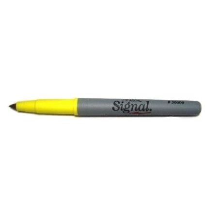 MARCADOR AMARILLO PERMANENTE SIGNAL PUNTO FINO AZOR 17807