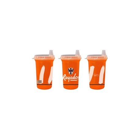VASO CF RAYADOS QUANTOR ENTRENADOR 12OZ C/TAPA 78860