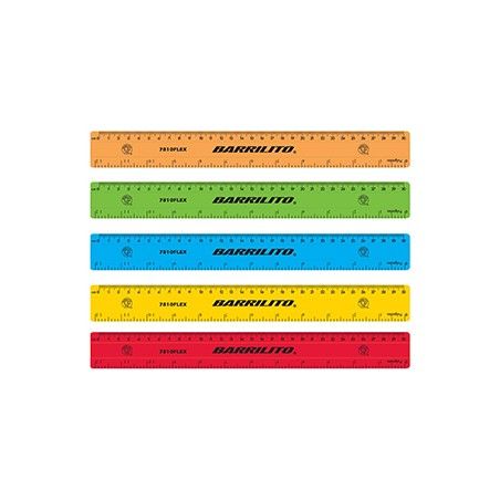 REGLA FLEXIBLE BARRILITO 7810FLEZ 30CM COLOR SOLIDO 17947