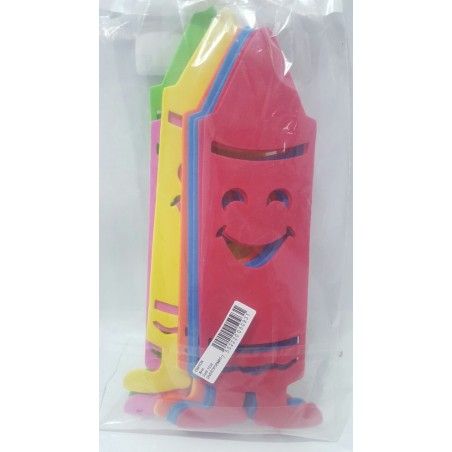 FIGURAS FOAMY DIVERTIFORMAS CRAYONES BLISTER 15GR 123494
