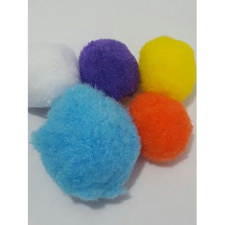 POMPONES DE COLORES