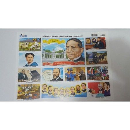 NATALICIO DE BENITO JUAREZ M758
