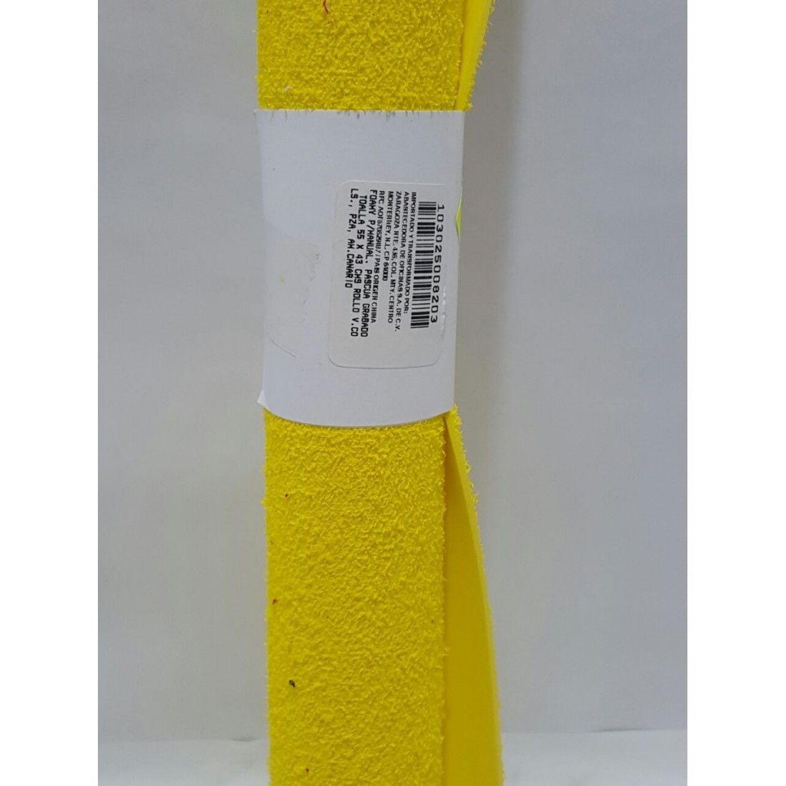 FOAMY P/MANUAL PASCUA GRABADO TOALLA 55 X 43 CANARIO 103025