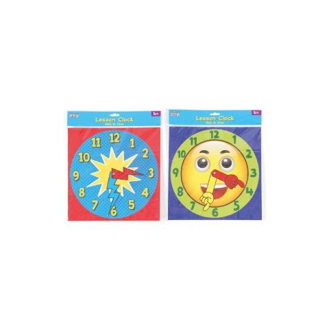 ADORNO FIGURAS FLOMO TB437 30*30CM RELOJ 2 DISEÑOS 104748