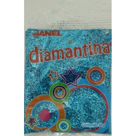 DIAMANTINA 5GR JANEL GRANO FINO HC15 TURQUESA BOLSA  69127