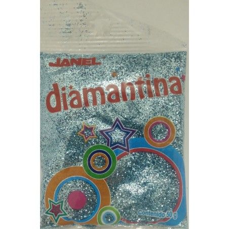 DIAMANTINA 50 GR JANEL GRANO FINO HC15 AZUL CIELO 069127