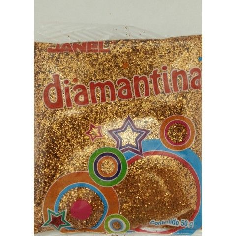 DIAMANTINA NARANJA 50GR GRANO FINO JANEL BOLSA  69127