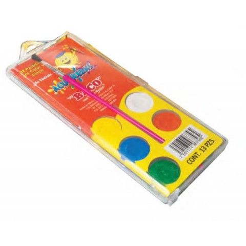 ACUARELA C/12 C/PINCEL BACO 67562 ESTUCHE 49203