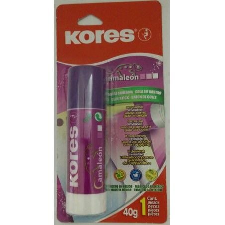 LAPIZ ADHESIVO KORES CAMALEON MORADO 40GMS 131543