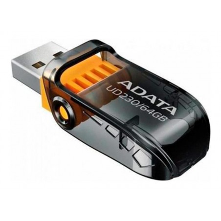 MEMORIA FLASH ADATA UD230 64GB 2.0 NEGRA AUD230-64G-RBK