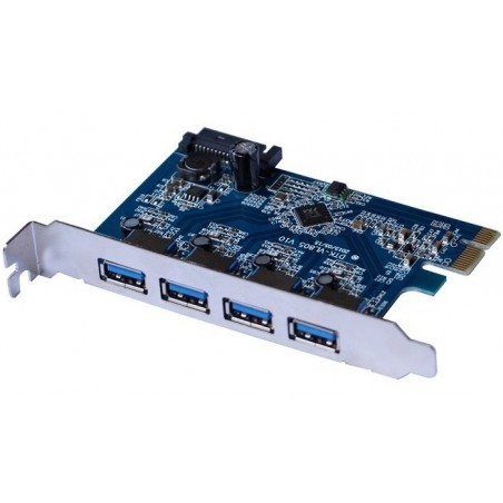 TARJETA PCI EXPRESS A 4 PUERTOS USB 3.0 A EXTERNOS XMEDIA