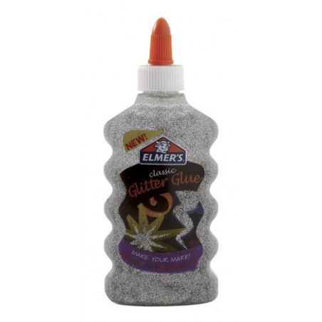 PEGAMENTO ESCOLAR ELMER'S PLATA GLITTER 177ML 147309