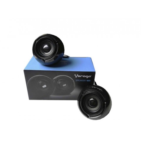 BOCINAS VORAGO SPK-105 NEGRO-NEGRO PASIVAS PARA COMPUTADORA