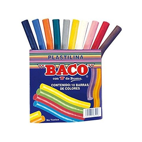 PLASTILINA BACO BARRITAS C/10 49415