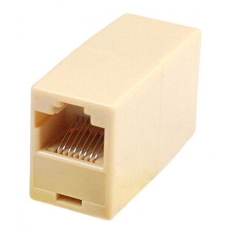 COPLE PARA CABLE DE RED RJ45 CAT5 UTP UNION HEMBRA HEMBRA