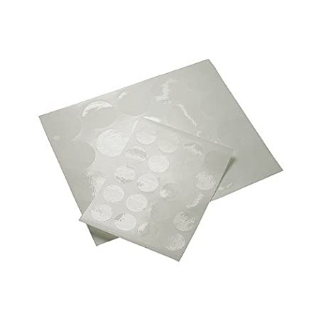 ETIQUETA SELLO 23 MM. TRANSPARENTE C/100 57814