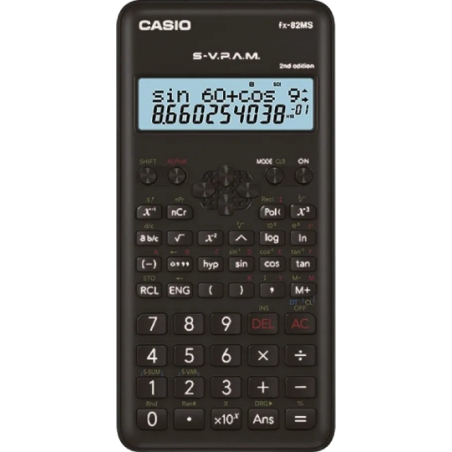 CALCULADORA CIENTIFICA CASIO FX-82MS-2 DIG.BOTON 195001